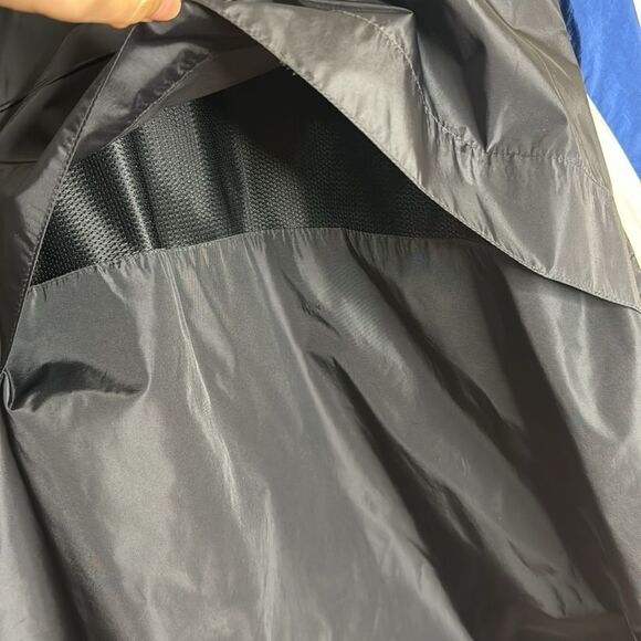Vtg Nike 90s windbreaker zip up track jacket with back swoosh hit lockets size L - Picture 12 of 12